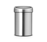 Brabantia Poubelle Touch Bin 363986 - seau intérieur plastique 3 L - inox mat (Inox G)