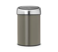 Brabantia Touch Bin poubelle 3 l chrome-gris 364464