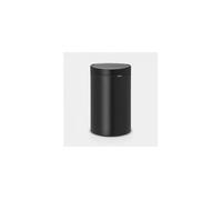 Brabantia Poubelle Touch Bin, 1 Seau intérieur, Acier Inoxydable/Noir, 40L | Poubelle haute, Ouverture Soft-touch, Couvercle et Seau intérieur Amovibles, Sacs Poubelle Brabantia (code L) inclus