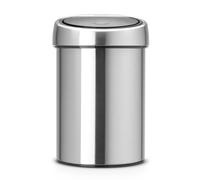 Brabantia Poubelle Touch Bin murale 3 L acier mat