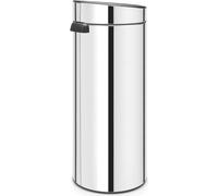 brabantia Poubelle Touch Bin New 30 L avec Seau Intérieur - Brilliant Steel