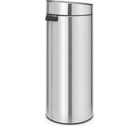 brabantia Poubelle Touch Bin New 30 L avec Seau Intérieur - Matt Steel Fingerprint Proof