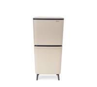 brabantia Poubelle de Recyclage SortUp Hi, 10 + 10 + 25 L - Soft Beige