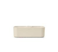 Brabantia - ReNew Caddie de Douche - Gain de Place - Supporte 2 kg - Montage Mural - Anti-Corrosion - Sans Perçage - Matériel de Fixation Inclus - Soft Beige - 24,4 x 13,3 x 7,5 cm
