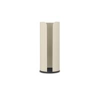Brabantia - Renew Distributeur Rouleaux Papier Toilette - 3 Fournitures - pour Toutes Rouleaux - Base Anti-Rayures - Anti-Corrosion - Accessoires de Salle de Bain - Soft Beige - 13,2 x 13,2 x 32,1 cm