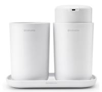 Brabantia Ensemble d'accessoires pour la salle de bain ReNew de Brabantia 3 pièces Blanc