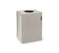 Brabantia - Sac à linge rectangulaire Le Haut Pliable Quick-Drop 55 L Gris clair