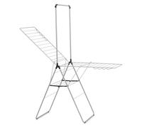 Brabantia Séchoir HangOn avec portant à cintres 25 m - Gris métallique