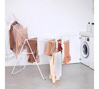Brabantia Séchoir à linge sur pied en acier HangOn - 25 m - Blanc