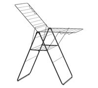 Brabantia Séchoir à pied HangOn 20 m, Séchoir à linge, Noir