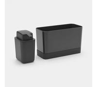 Organisateur d'évier, avec distributeur, gris, Brabantia