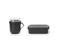 Brabantia Set lunch 2 pièces Make & Take Gris foncé