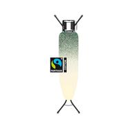 Brabantia - Table à Repasser A - Repose-Fer à Vapeur - Hauteur Réglable - Pieds Antidérapants - Housse en Coton 100 pour Cent équitable avec Couche de Mousse - Pliable - New Dawn - 110x30cm