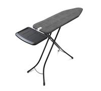 Brabantia - Table à Repasser Taille B - pour Centrale Vapeur - Planche a Repasser - Support Métallique Extra Large - Plateau Extra-Stable - Ne Glisse Pas - Denim Black - 124 x 38 cm