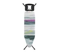 Brabantia - Table à Repasser Taille B - pour Fer Vapeur - Planche a Repasser - pour Les Gauchers et Les Droitiers - Plateau Extra-Stable - pour Fers Jusqu'à 15 cm - Morning Breeze - 124 x 38 cm