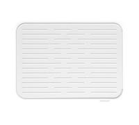 Brabantia Tapis Egouttoir, Aluminium, Gris Clair, 43.8 x 32.5 x 0.9 cm