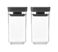 Brabantia TASTY+ boîte empilable 2 pièces 0.15 L Gris foncé