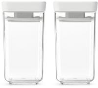 Brabantia Tasty+ kit de bacs de rangement xx cm transparent-gris 230585