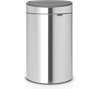 Touch Bin New Recycle 10 l + 23 l Matt Steel - - Argent - Métal