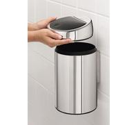 Brabantia Touch Bin poubelle 3 l acier-noir 378645