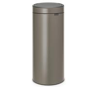 Brabantia Poubelle Touch Bin 30 L Platinum (gris)