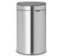 Brabantia Poubelle Touch Bin 40 L Acier mat 114823