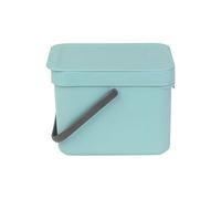 Brabantia Waste bin Sort & Go, 6 litres, couleur mint - 109645