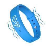 Bracelet d'alarme silencieux - Montre intelligente vibrante avec minuterie - Minuteur quotidien avec 3 alarmes | Pour enfants, adolescents, adultes, hommes, femmes, personnes âgées, entraînement