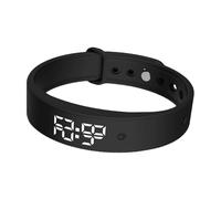 Bracelet d'alarme silencieux - Montre intelligente vibrante avec minuterie - Minuteur quotidien avec 3 alarmes | Pour enfants, adolescents, adultes, hommes, femmes, personnes âgées, entraînement