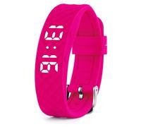 Bracelet d'alarme vibrant – 10 alarmes, rose, petit, design moderne