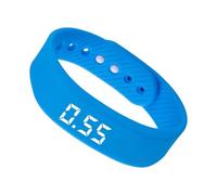 Bracelet d'alerte vibrante - Confortable et portable - En silicone - Pour les , les adolescents, les femmes, les hommes, les étudiants, les navetteurs, les dortoirs, la bibliothèque, la chambre