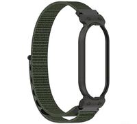 Bracelet pour Plaud pour enregistreur vocal AI, sangle réglable en tissu tissé, boucle en métal, style sport pour réunions, entretiens, 265 mm, argenté, vert, noir (vert)