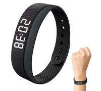Bracelet réveil vibrant Pro, noir, silencieux, personnalisable, portable