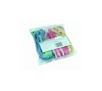 Bracelets Caoutchouc Croix Maped - Elastiques 190 mm, Sac de 25 bracelets