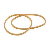 Bracelets caoutchouc, nature, 60 mm, carton de 100 g