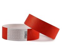 Bracelets CombiCraft Tyvek en rouge – 5000 pièces