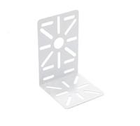 Bracet L Acier pour Caméra Extérieur Résistant(Small) | Acier pour robuste, montage mural plafond, pour idéal pour intérieur extérieur, finition blanche durable