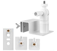 Bracket Montage pour caméra Acier pour EufyCam Ajustable Bracket(White) | Design ajustable multi-angles, maximise exposition , pour couverture pour caméra optimale, fixation solide