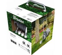 BRADAS Chariot à tuyau mobile 1/2", 50m WL-W2B50 WHITE SILVER PLUS BR-WL-W2B50