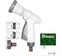 Kit de douchette de jardin SUPER SPRAY, gris/blanc