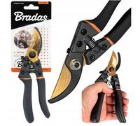 Bradas Sécateur V-series Kt-v1021 - Or - Ergonomique - Acier Sk5 - Précision Et Sécurité