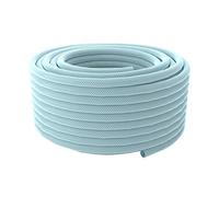 Bradas TH09 x 2,5 Tuyau Technique Industriel en PVC avec revêtement en Tissu, 50 m de Long, diamètre intérieur 9 mm, épaisseur de paroi 2,5 mm, Transparent, 30 x 30 x 20 cm