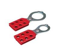 Brady Mâchoire de Consignation en Acier avec Anse, 40mm x 111.06mm x 5.69mm, Rouge