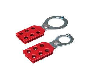 Brady Mâchoire de Consignation en Acier avec Anse, 40mm x 111.06mm x 5.69mm, Rouge