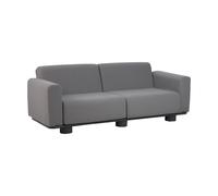 Brafab Canapé Bolster Anthracite-teddy grey. 2.5 places