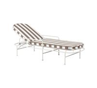 Brafab Chaise longue Arts 196x96 cm Soft White-beige rayures