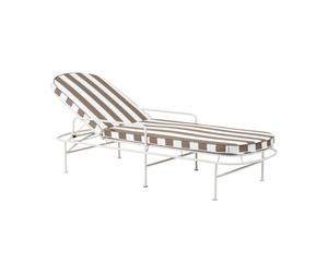 Brafab Chaise longue Arts 196x96 cm Soft White-beige rayures