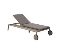 Brafab Chaise longue Samvaro 218x92 cm Khaki-soft dawn