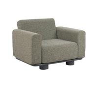Brafab Fauteuil Bolster Anthracite-teddy verde