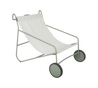 Brafab Fauteuil lounge Poul Chair Dusty green-blanc